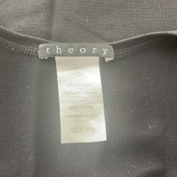Theory stretchy black tank top size small - Picture 2 of 2